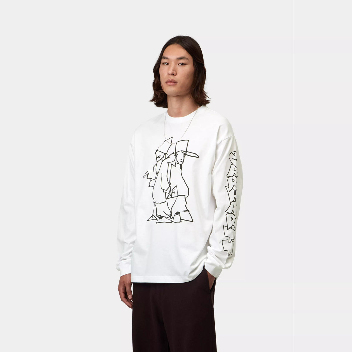 L/S Blinkerfluid T-Shirt - White