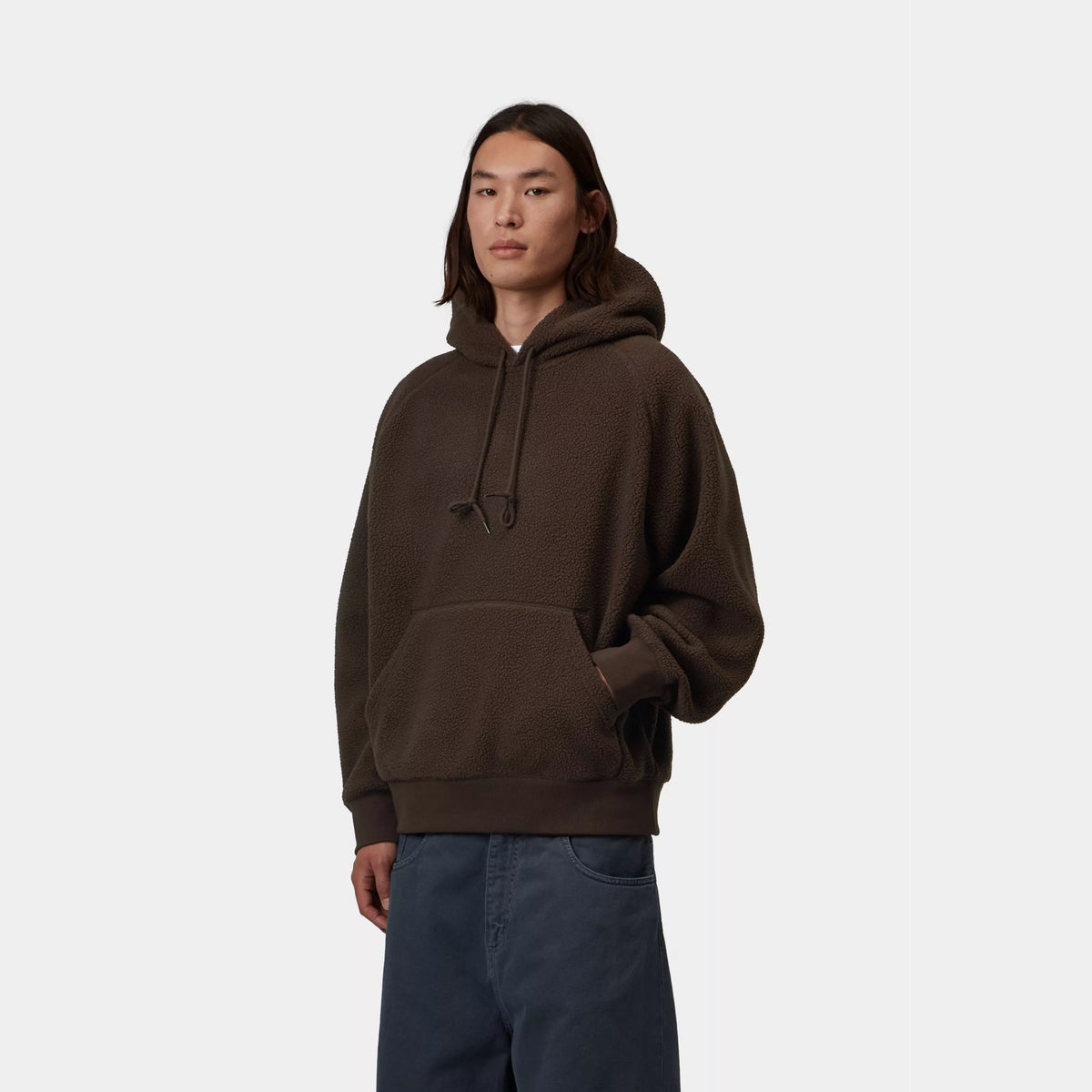 Hooded Limn C Fleece Sweat - Tobacco