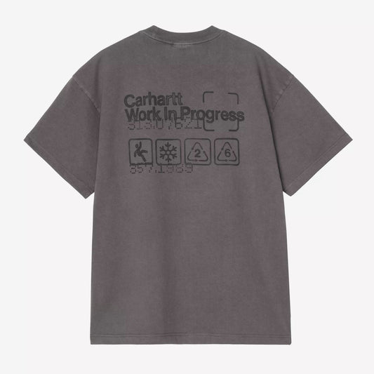 S/S Boxed T-Shirt - Soot, Garment Dyed