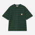 S/S Cardona Pocket T-Shirt - Cardona Stripe/Natural, Garment Dyed
