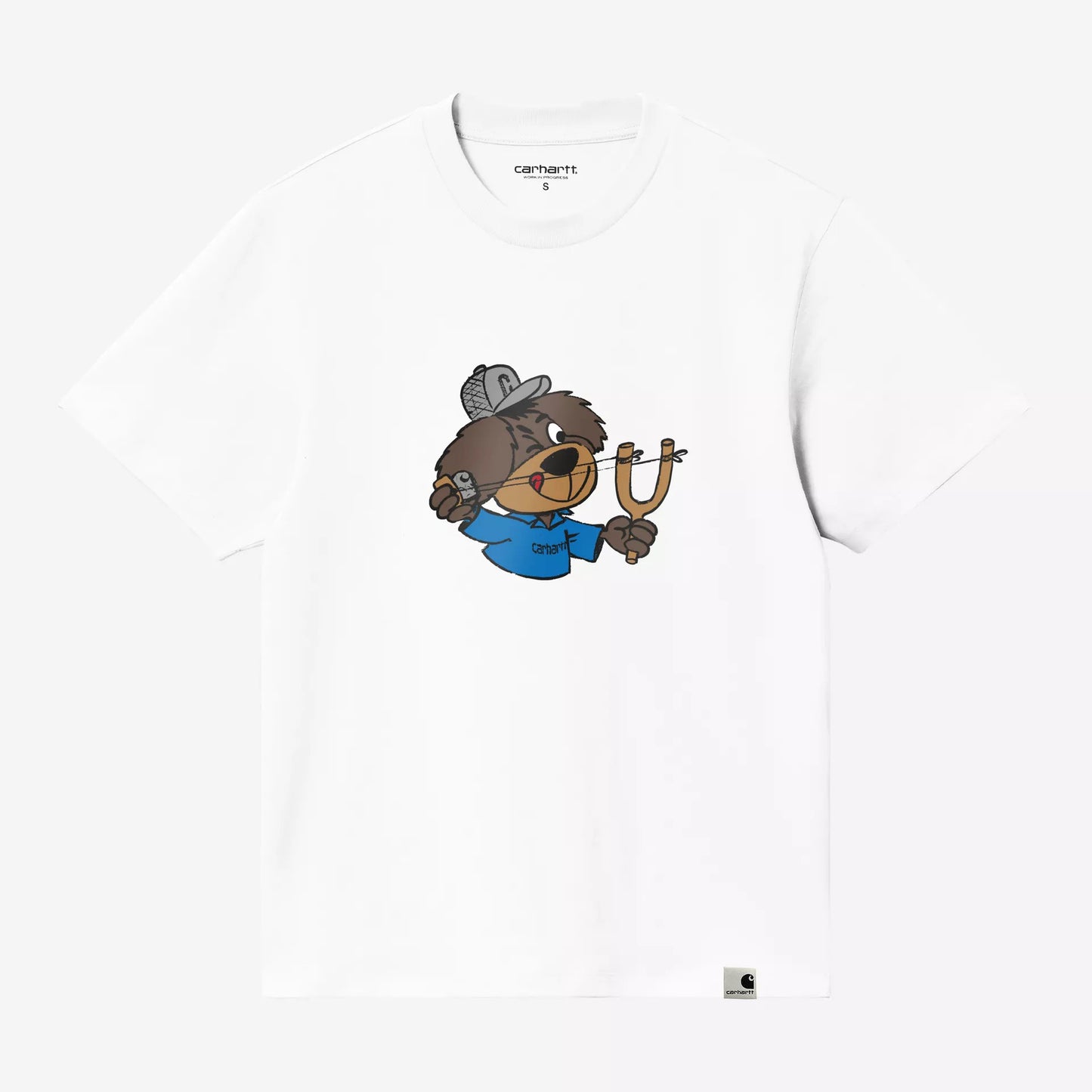 Women's S/S Slingshot T-Shirt - White (Heavy Stone Wash)