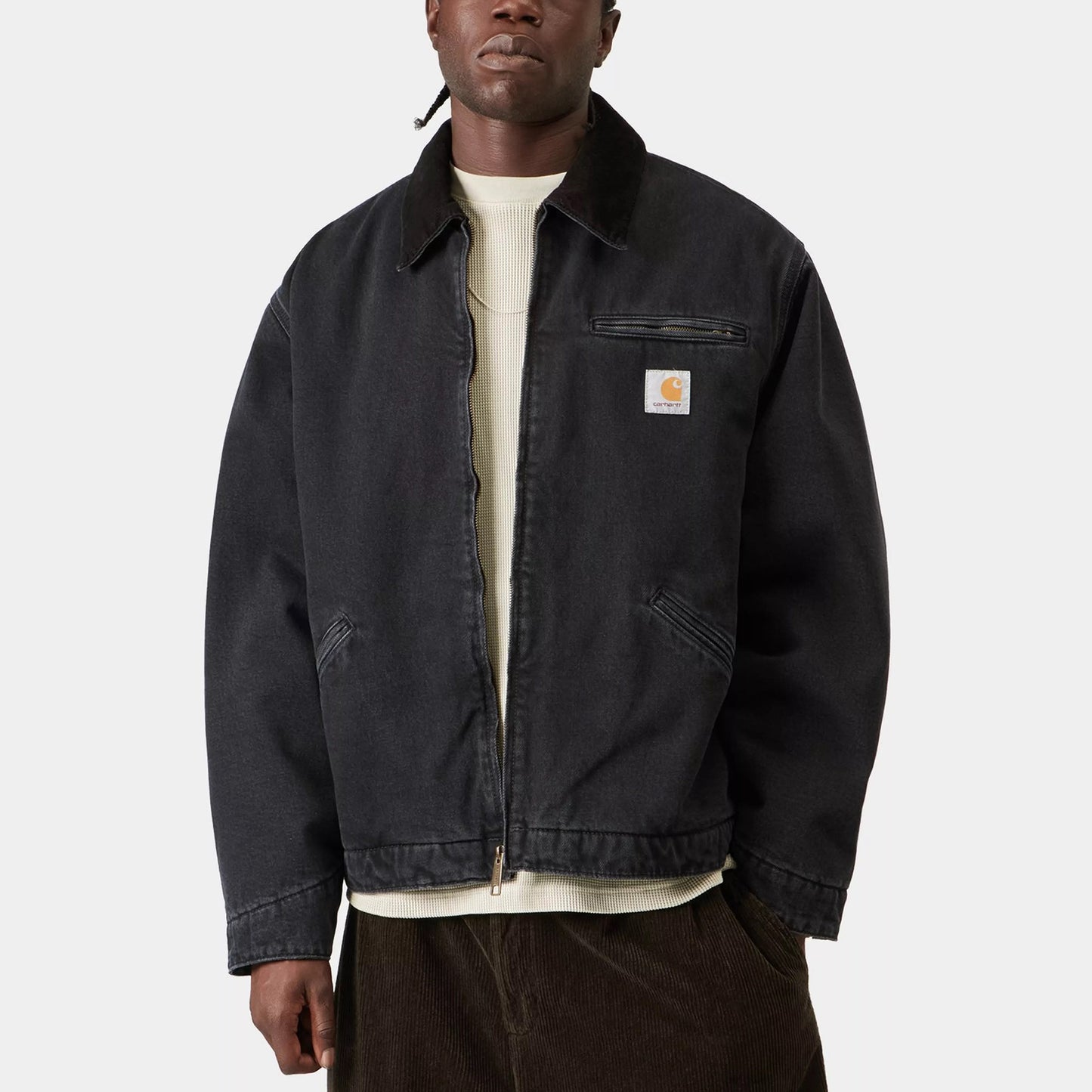 OG Detroit Jacket - Black / Black stone washed