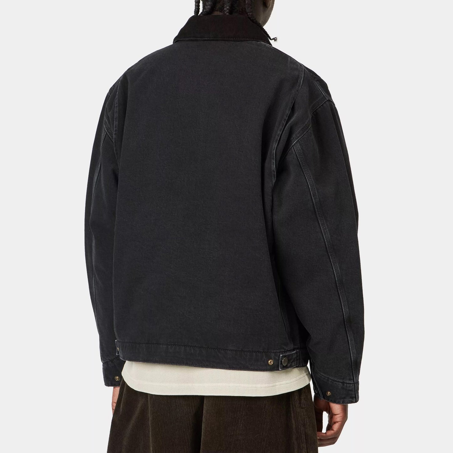 OG Detroit Jacket - Black / Black stone washed