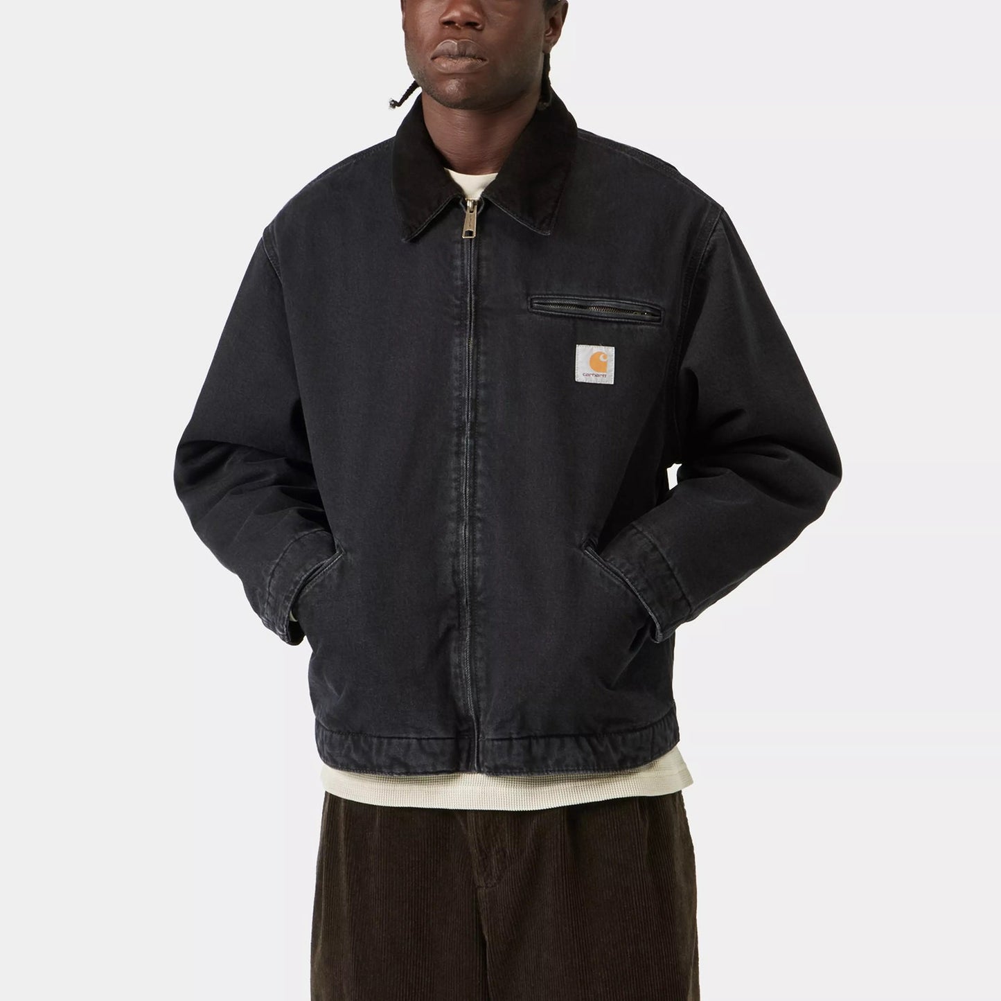 OG Detroit Jacket - Black / Black stone washed