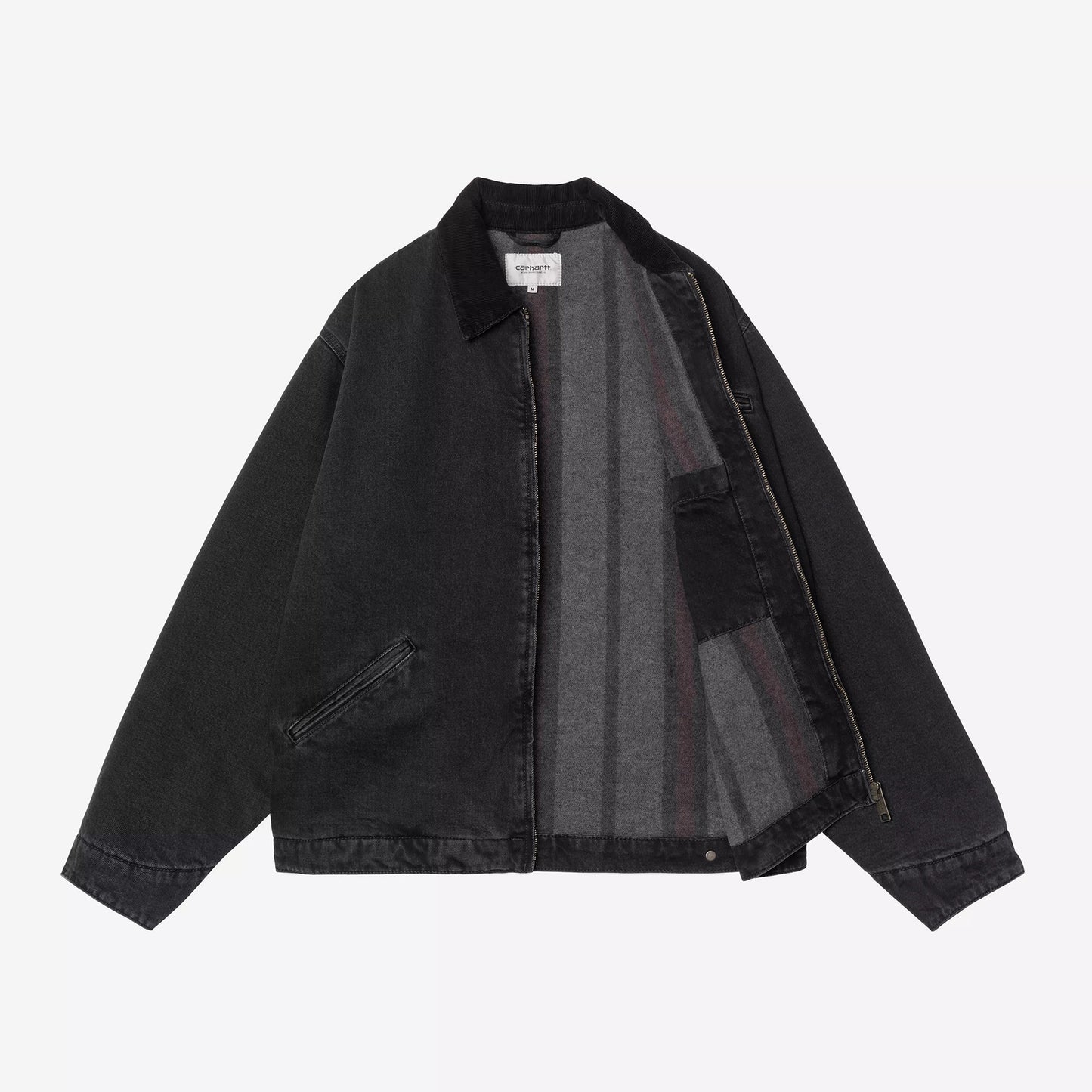 OG Detroit Jacket - Black / Black stone washed