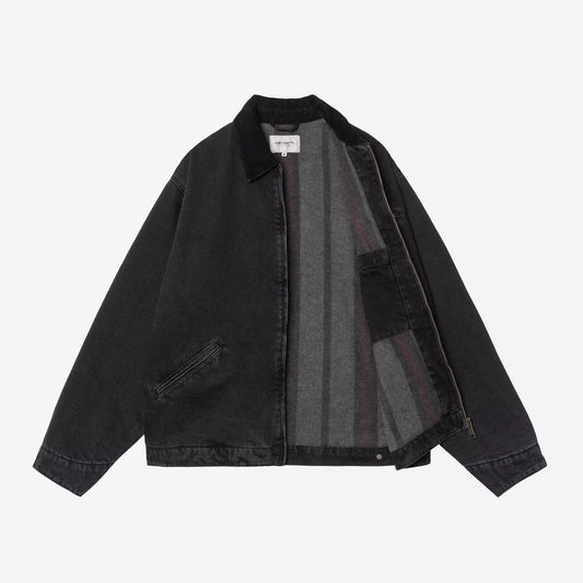 OG Detroit Jacket - Black / Black stone washed