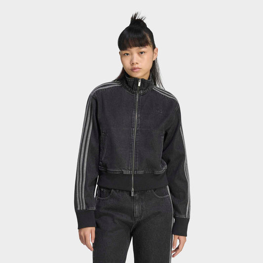 Women's Firebird Denim Track Top - True Black