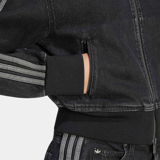 Women's Firebird Denim Track Top - True Black