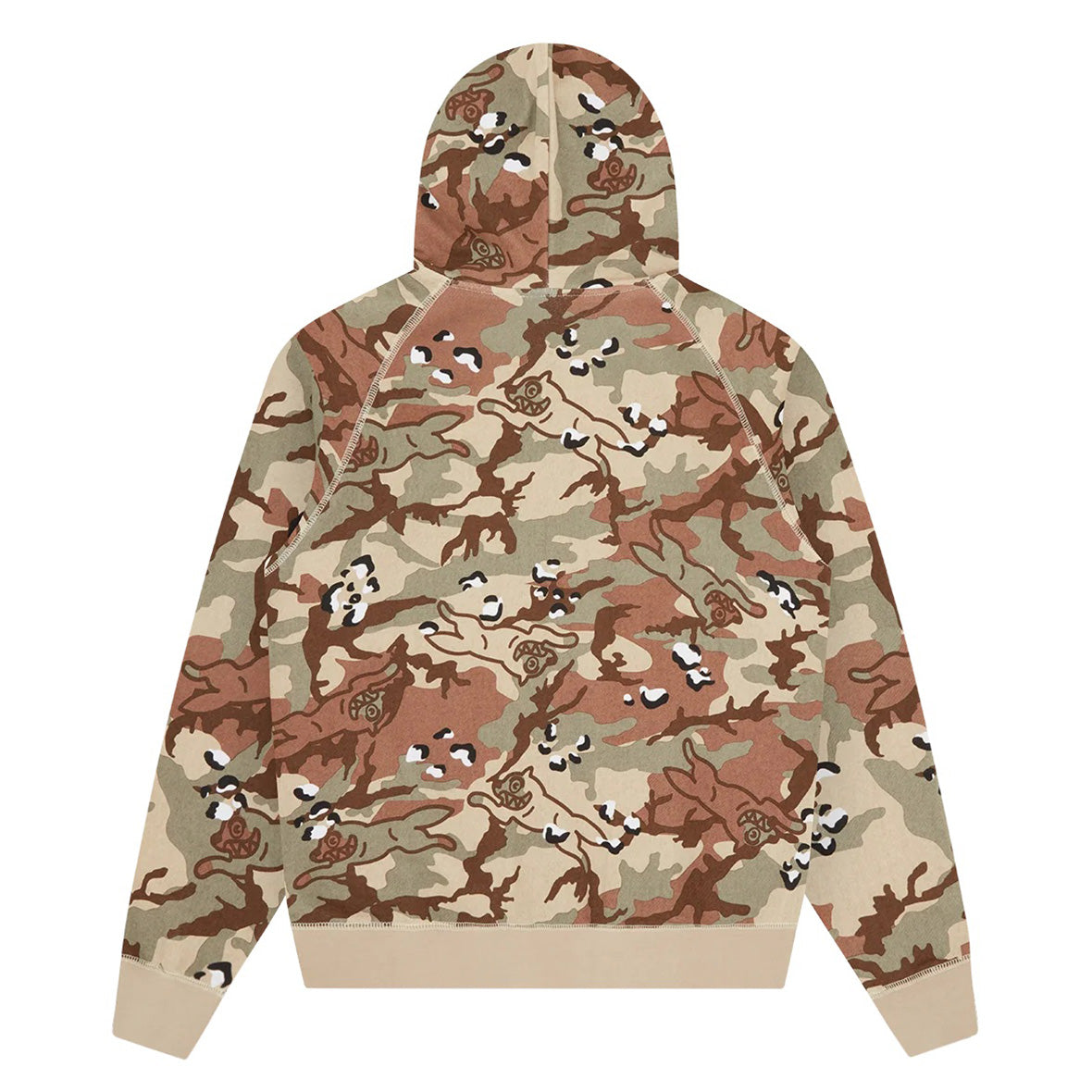 Choc Chip Running Dog Zip Through Hood - Camo