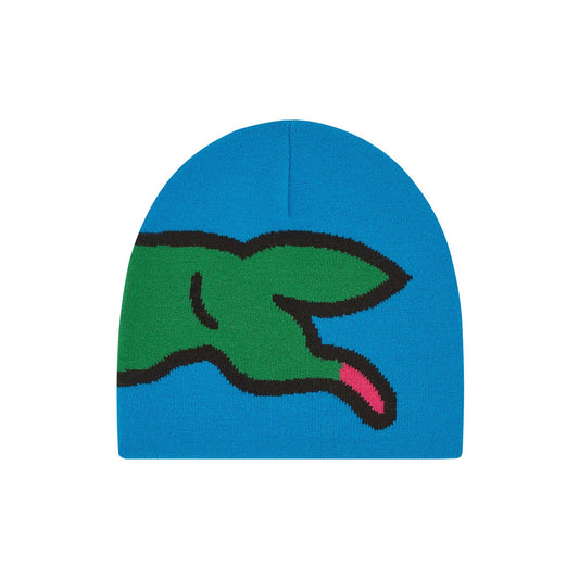 Running Dog Beanie - Blue