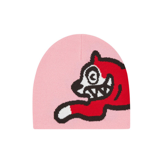 Running Dog Beanie - Pink