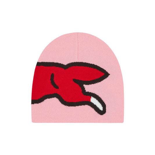 Running Dog Beanie - Pink