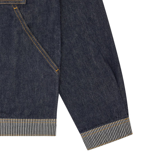 Hickory Panel Denim Trucker Jacket - Indigo