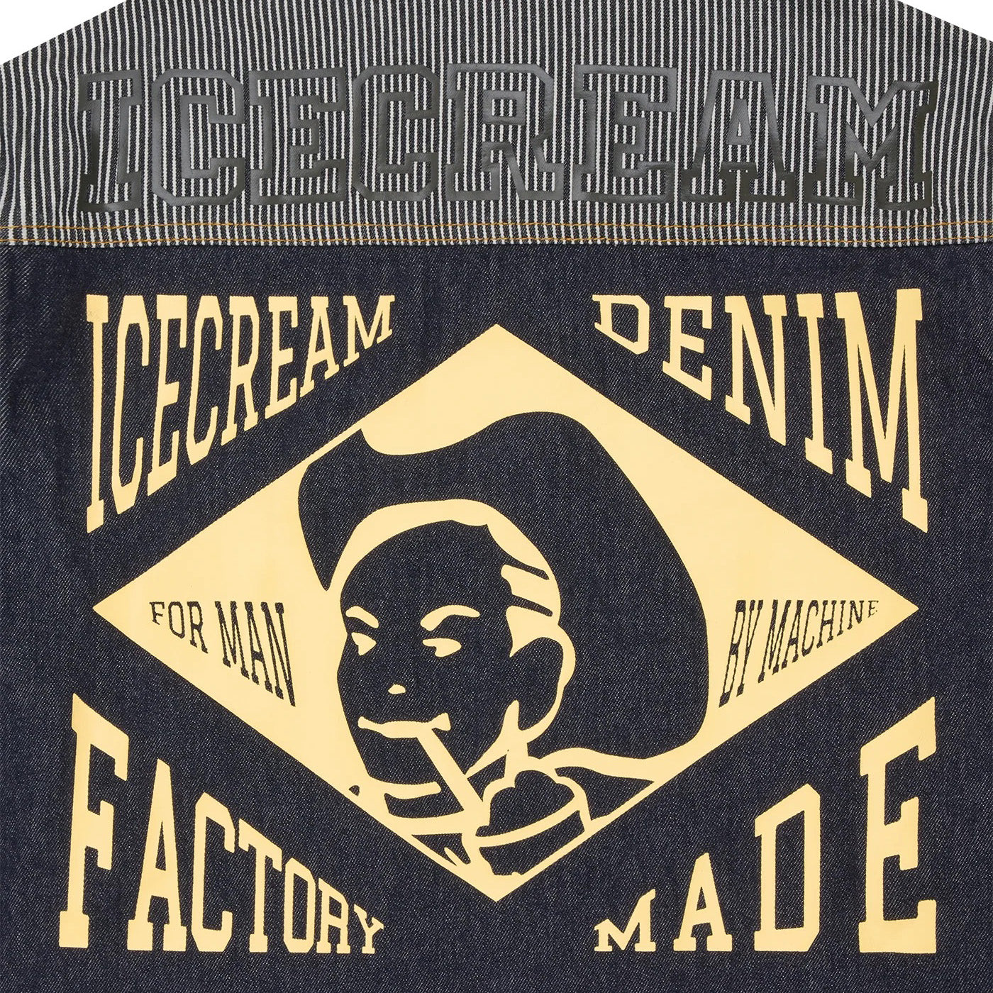 Hickory Panel Denim Trucker Jacket - Indigo