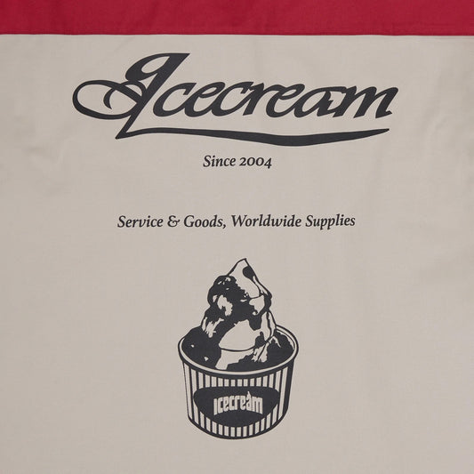 Parlor Work Shirt - Beige / Red