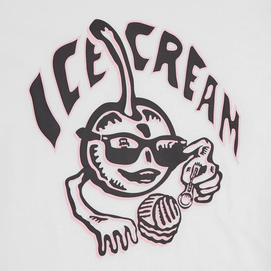 Womens Cherry Ringer T-Shirt - White