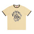 Womens Cherry Ringer T-Shirt - Yellow