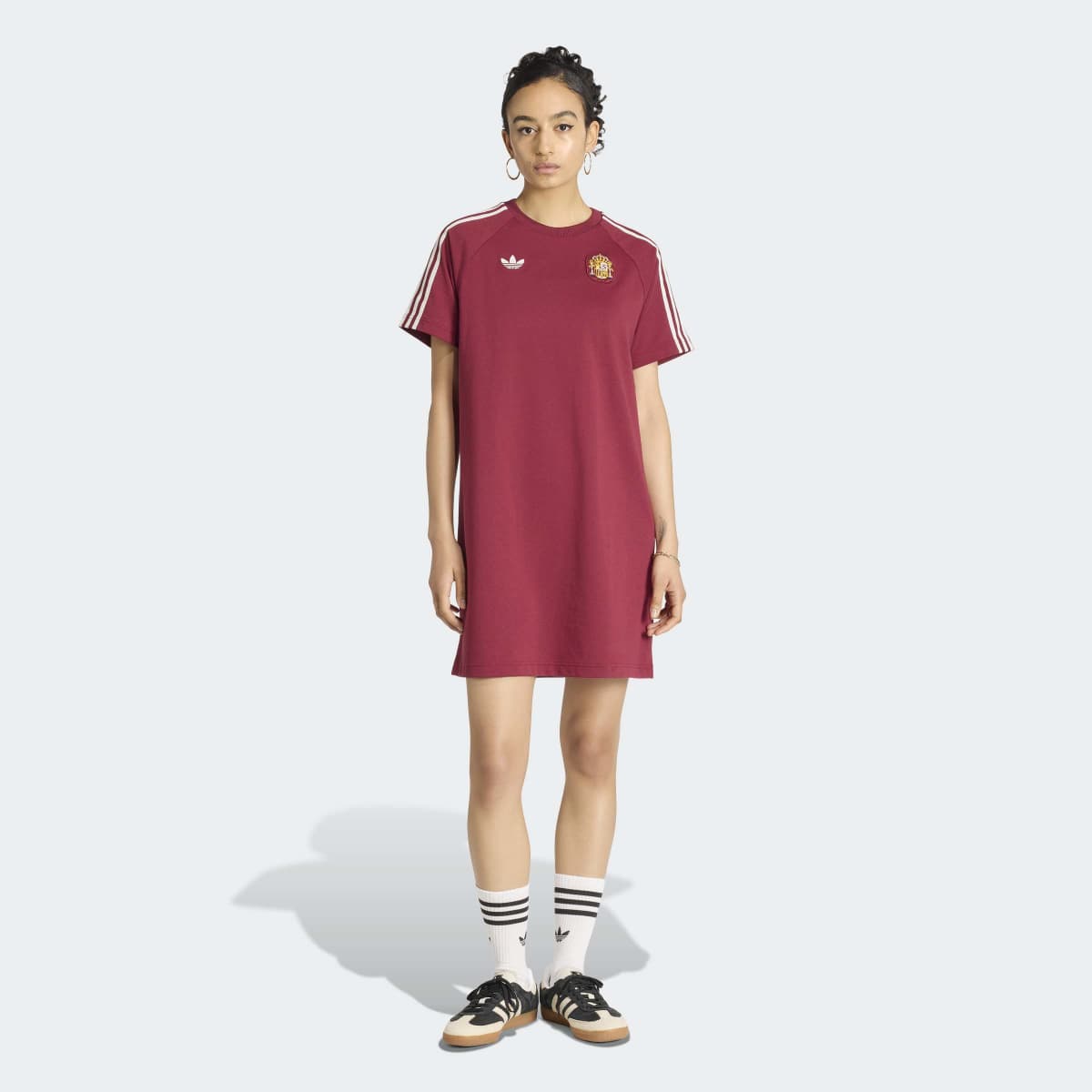 adidas dress burgundy adidas CLASSIC DRESS - Burgundy