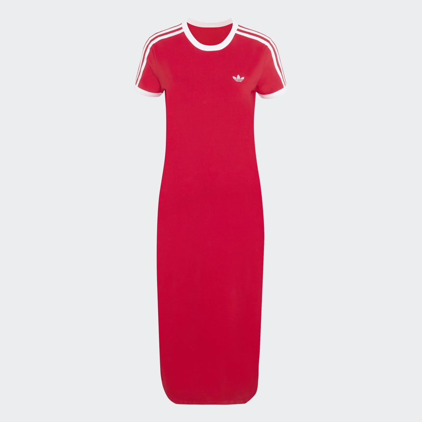 3 Stripes Dress (Slim) - Better Scarlet / White
