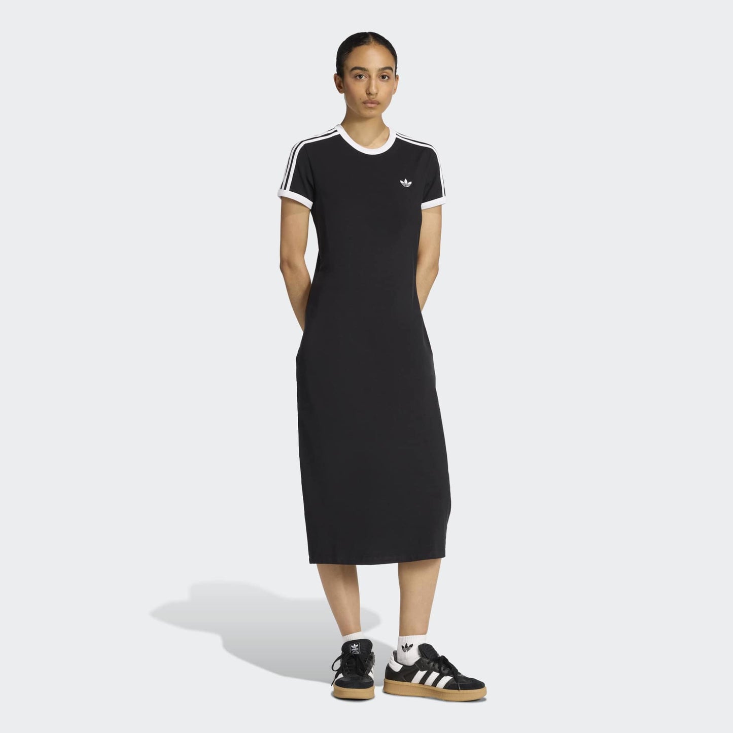 3 Stripes Dress (Slim) - Black / White