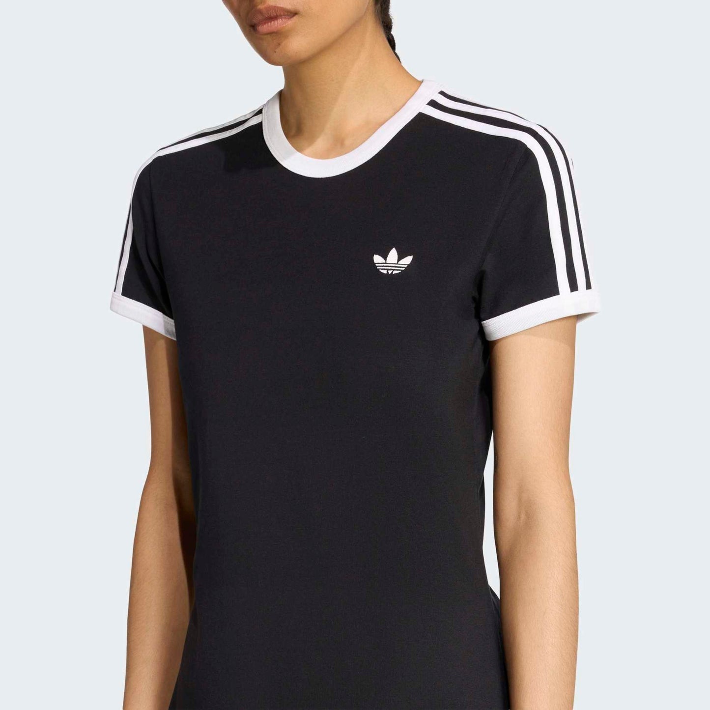 3 Stripes Dress (Slim) - Black / White