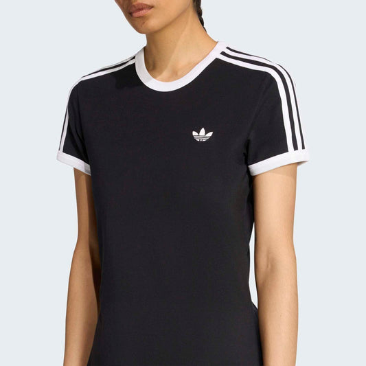 3 Stripes Dress (Slim) - Black / White
