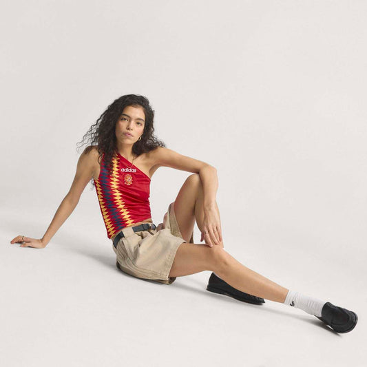 Women's Spain Reconstructed Bring Back Jersey - Red