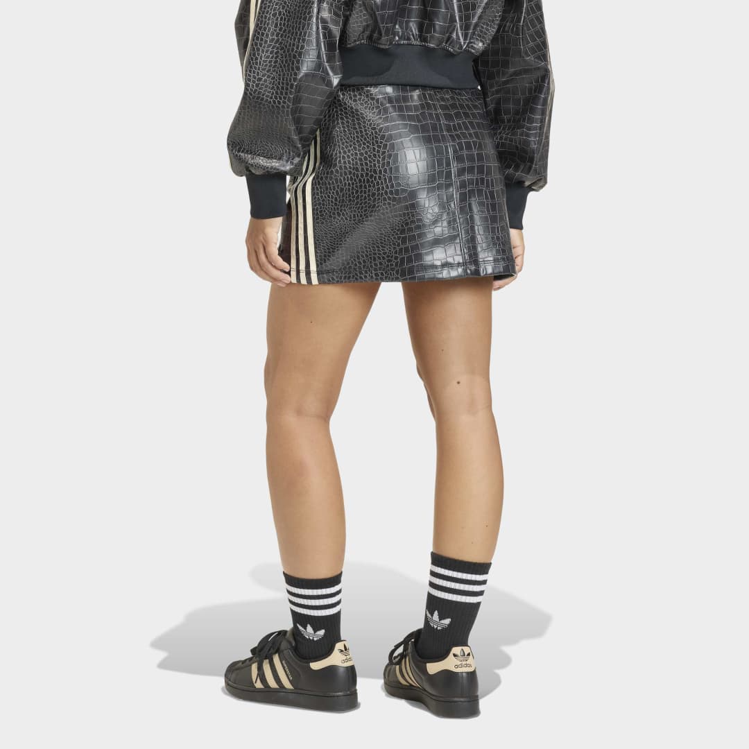 Pleather Mini Skirt - Black
