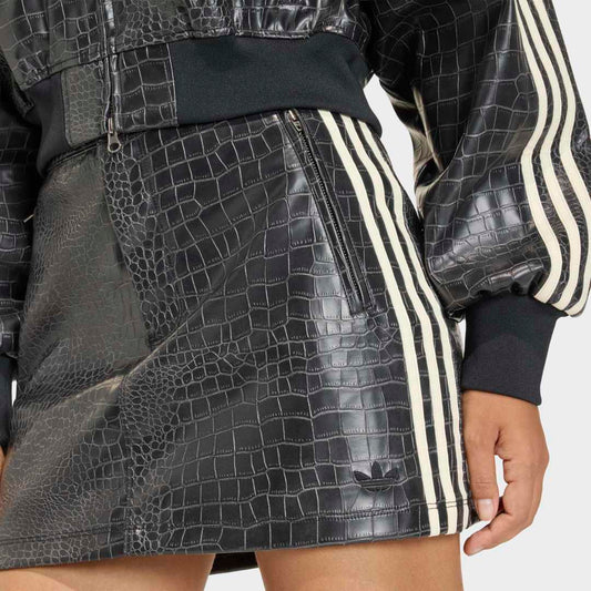 Pleather Mini Skirt - Black