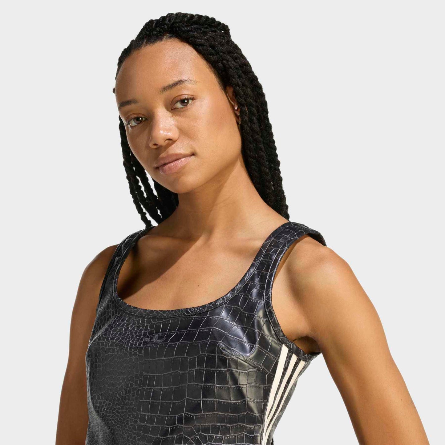 Pleather Corset - Black