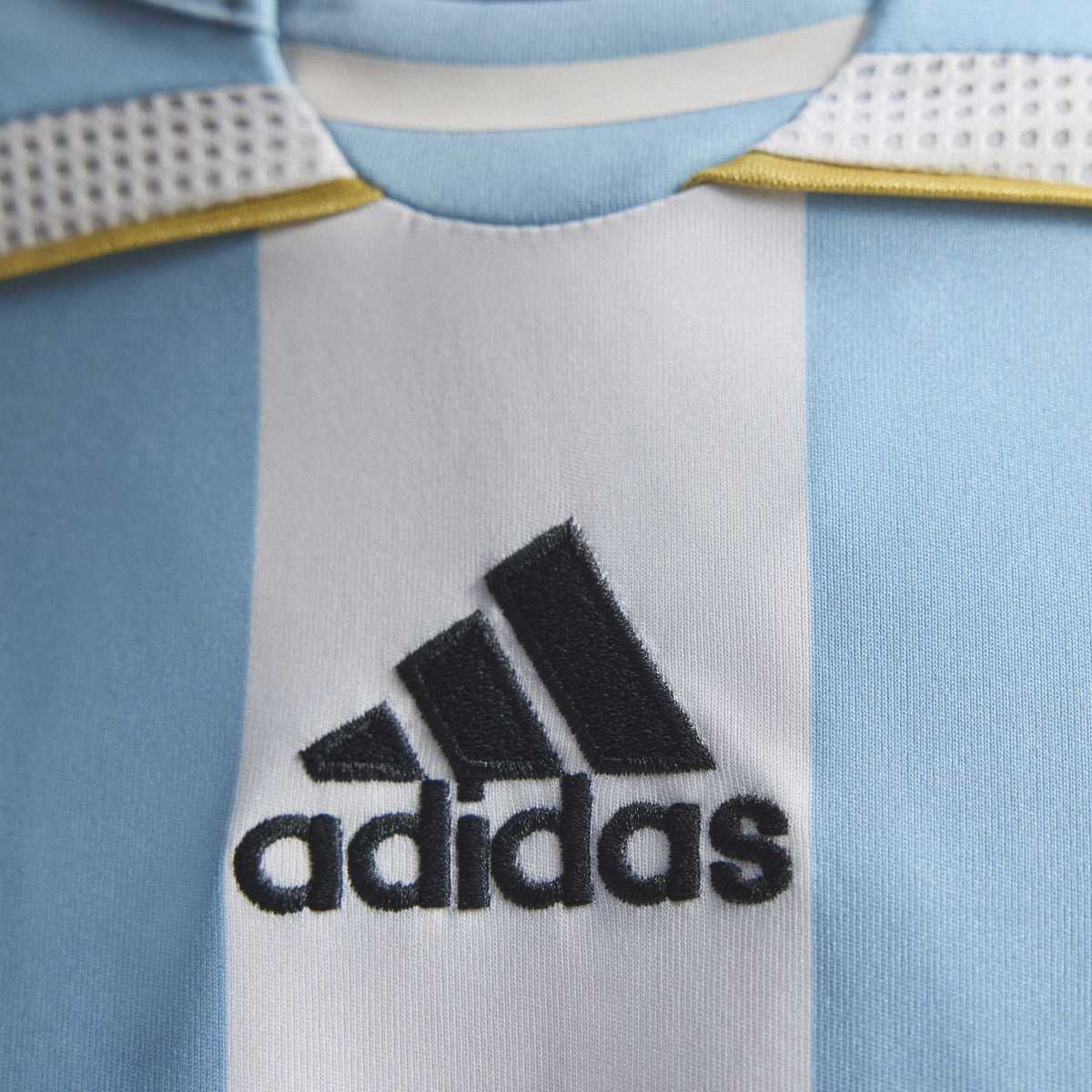 Argentina '06 Home Jersey - White / Clear Blue