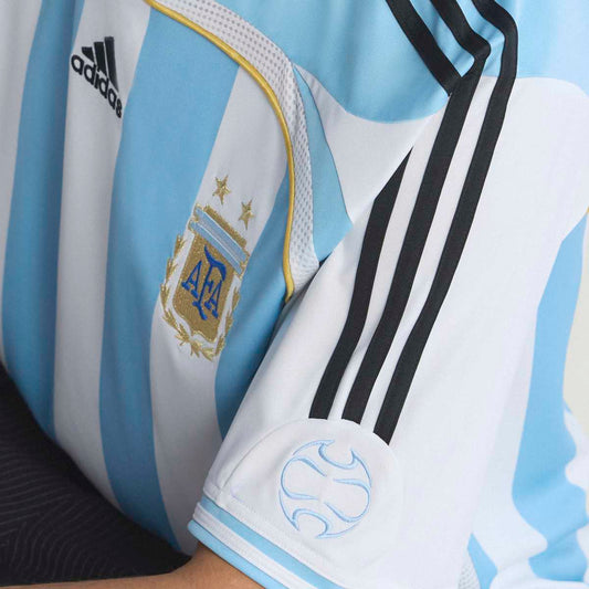 Argentina '06 Home Jersey - White / Clear Blue