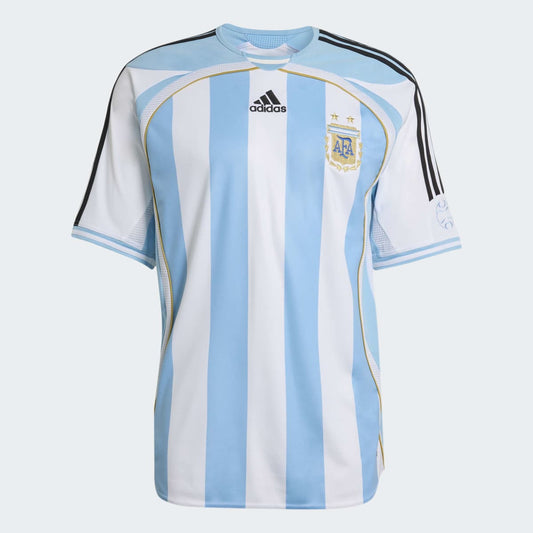 Argentina '06 Home Jersey - White / Clear Blue