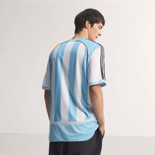 Argentina '06 Home Jersey - White / Clear Blue