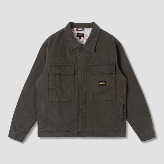 Lined Trucker Jacket - Charcoal Duck