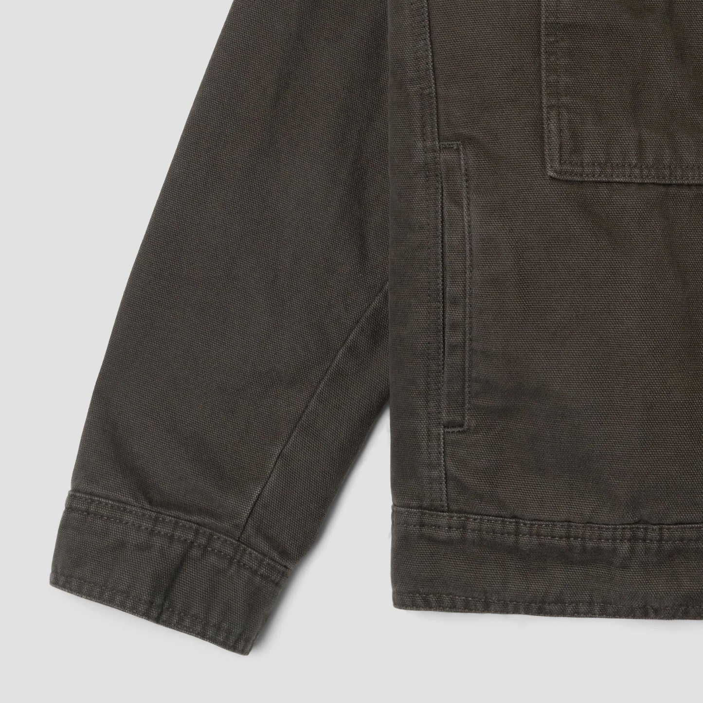 Lined Trucker Jacket - Charcoal Duck
