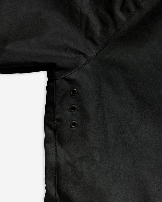 Women' s Transport  Waxed Jacket - Black/Cardinal