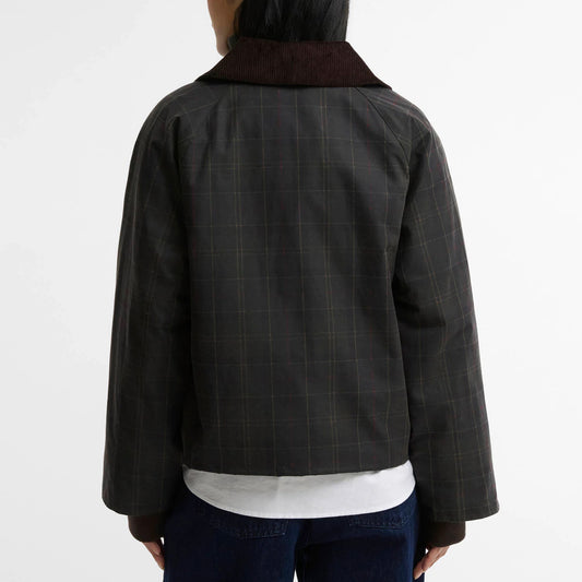 Women's Arlene Checked Waxed Jacket - Classic/Shadow Classic