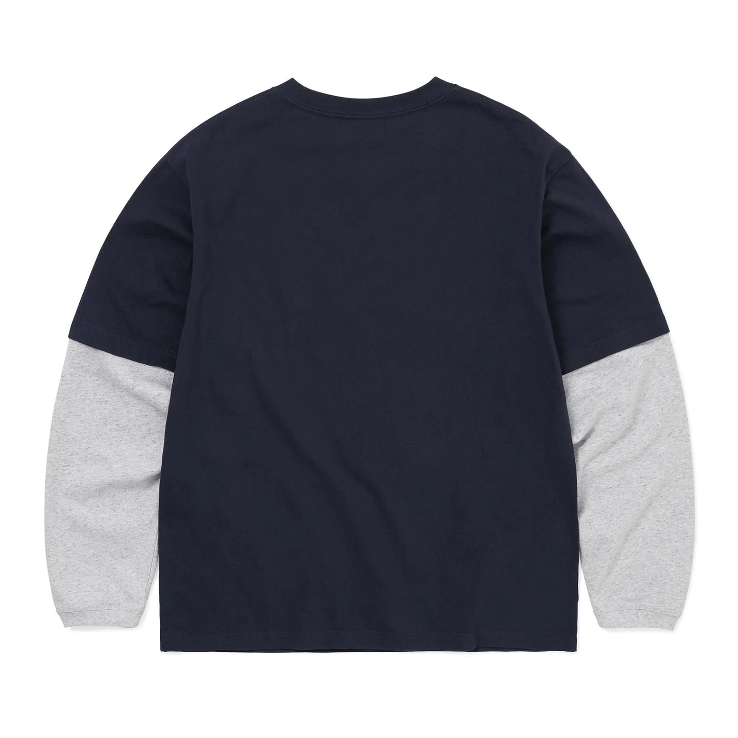 Layered L/S Tee - Navy