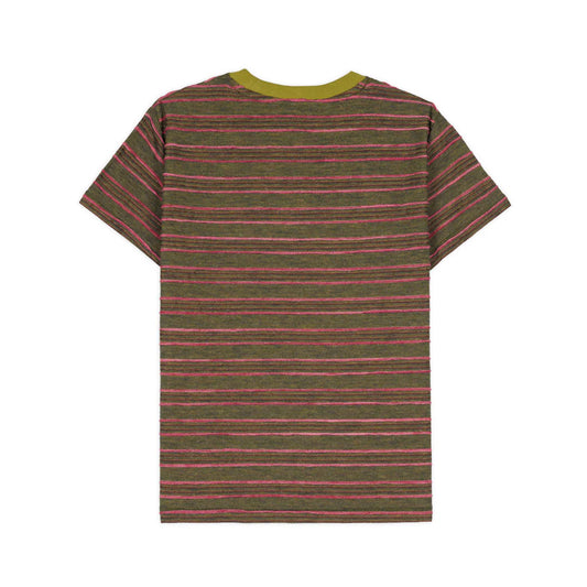 Pudu Stripe Baby T-Shirt - Green Multi