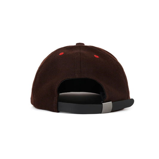 Flannel Classic Logohead 6 Panel Hat - Brown