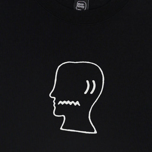 Brain Dead Logo Head T-shirt - Black