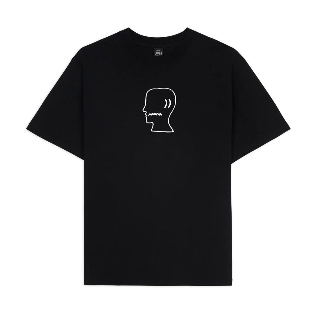 Brain Dead Logo Head T-shirt - Black
