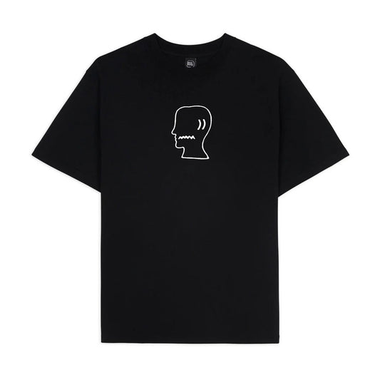 Brain Dead Logo Head T-shirt - Black