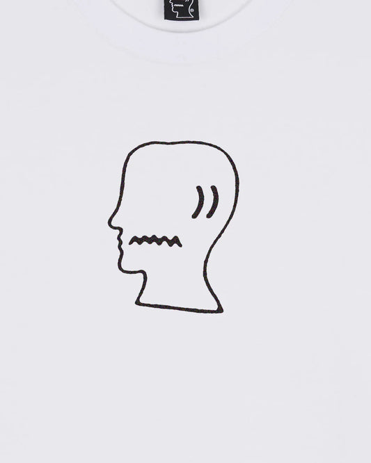 Brain Dead Logo Head T-shirt - White