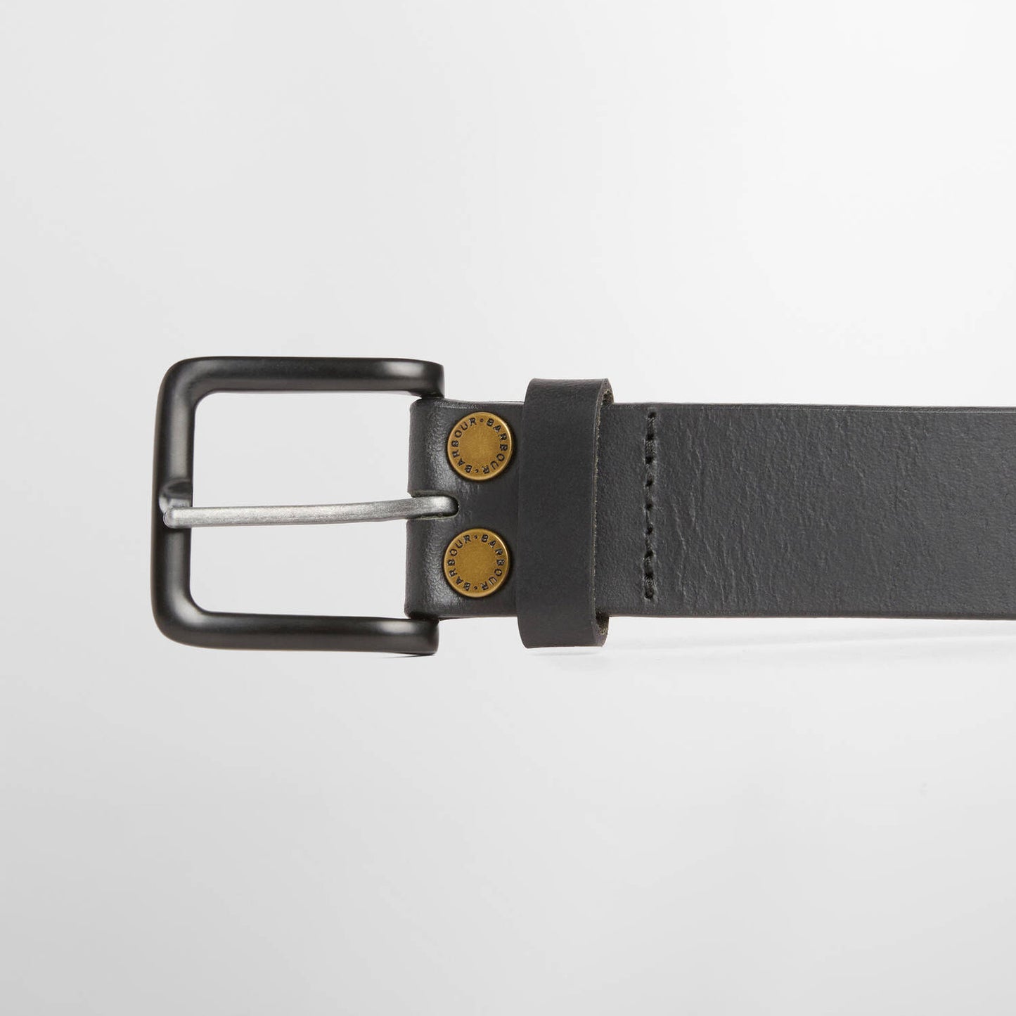 Double Rivet Belt - Black