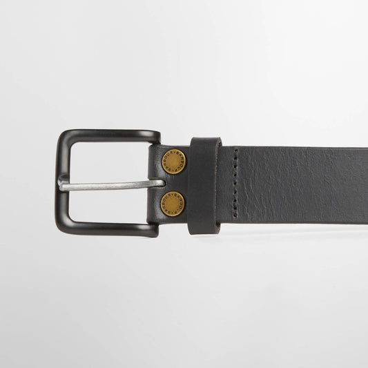 Double Rivet Belt - Black