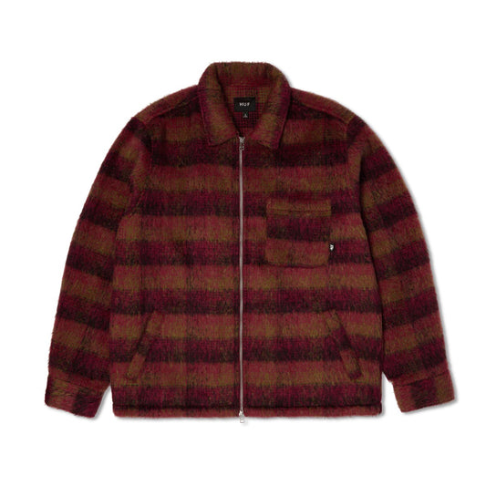 Megablast Plaid Jacket - Berry