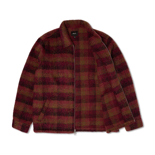 Megablast Plaid Jacket - Berry