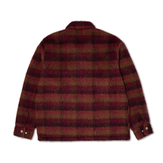 Megablast Plaid Jacket - Berry
